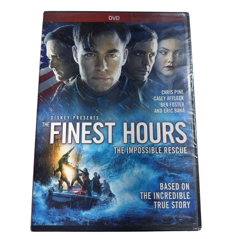 Disney The Finest Hours: The Impossible Rescue Chris Pine DVD NE
 SEALED